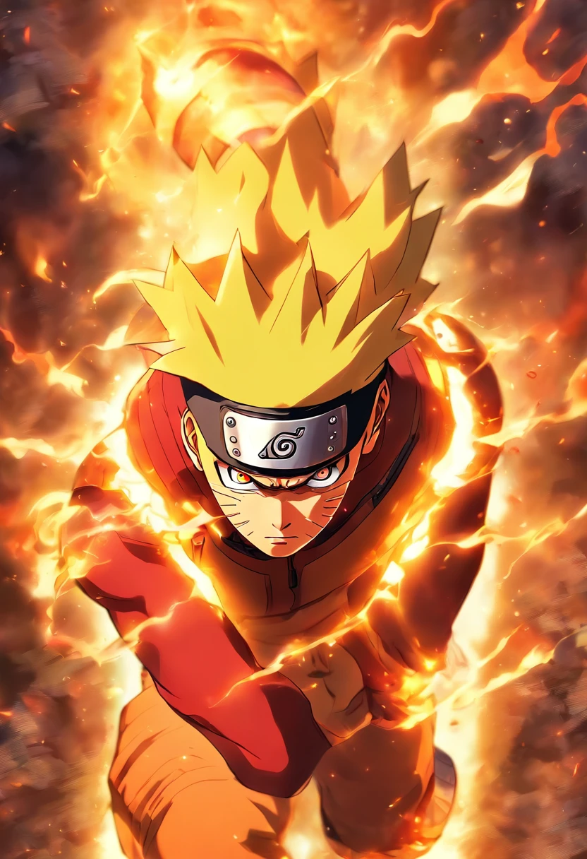 Naruto combines bodies with Ironman