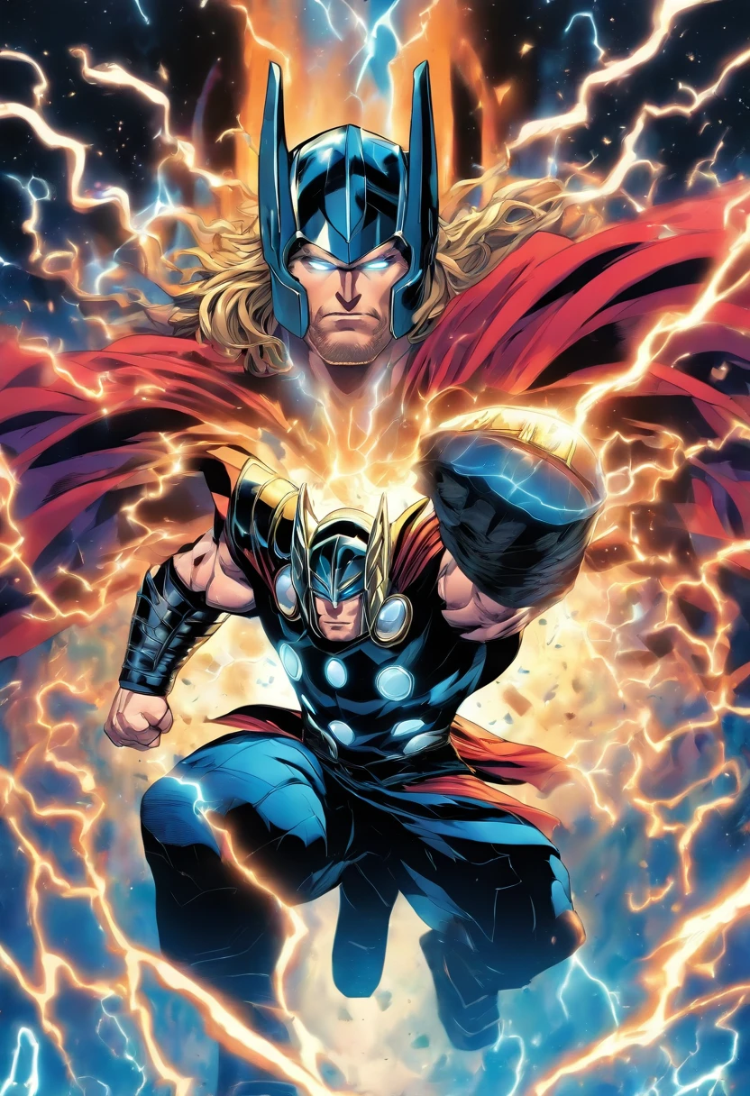 Thor combines bodies with Batman