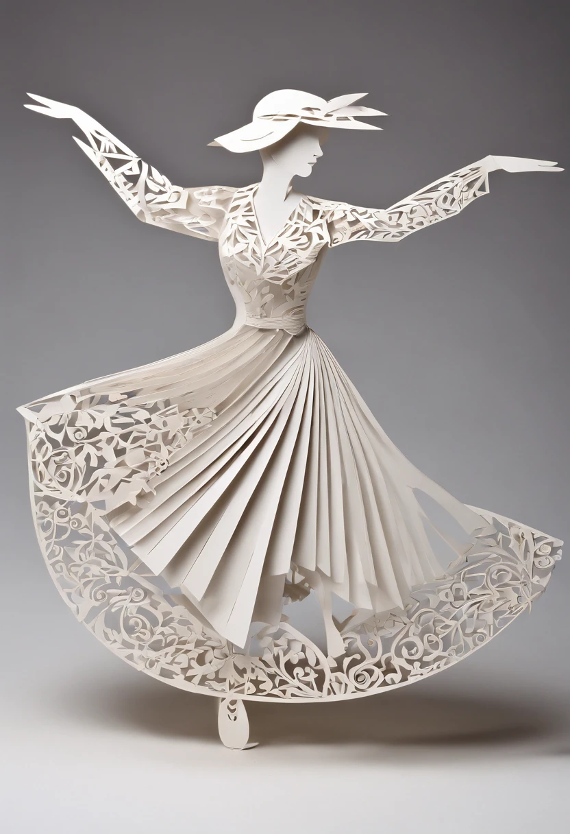Dance moves, um a um, Following, com um personagem em perspectiva