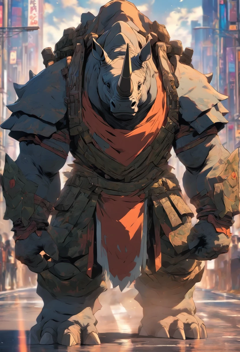 Solo, male, dancing at tavern, bulge, by bigcozyorca, by goonie-san, by bebebebebe, by spikedmauler, side view, big buff , wolf tyrannosaurus hybrid, black fur, black fur, bushy tail, buff, wearing brown fantasy knights armor, tall, masculine, bulge, sexy, playful, joyful expression