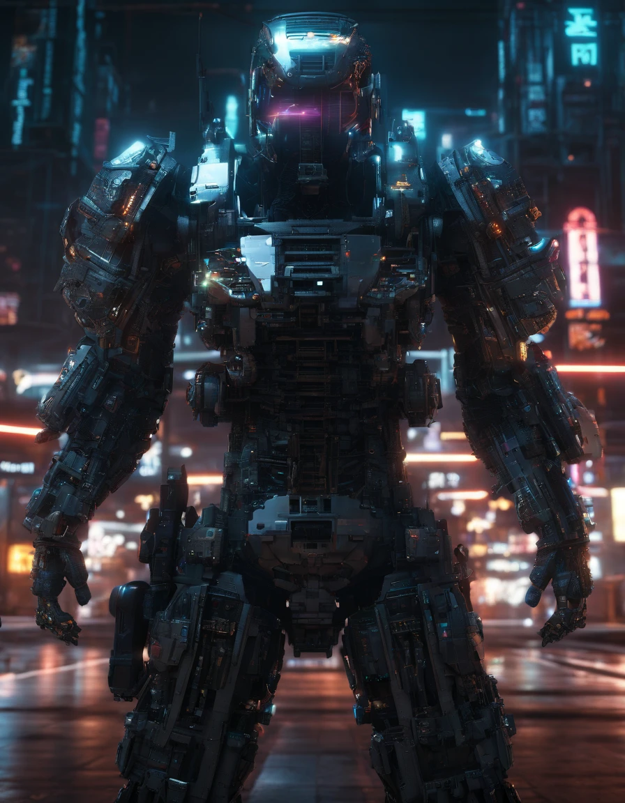 25 mm spring, cinematic film, injection, Front upper body view, Centered, award-winning CGI, perfect angle, {(Cyberpunk Advance Soldier:1.4), (Detailed advanced weaponry), fused grid + bras, (action pose), Detailed advanced helmet}, (Detailed dystopian gothic background Destroyed city:0.7), Dominating, confident, (detailed, Ultra Detailed:0. 7, Finer detail, intricate), vivid colors, photorealistic, Epic movie poster, (epic proportion, epic composition, epic sci-fi, epic fantasy), 3 d renders, RTX, octan render, photorealistic, hyper realistic, Volumetric lighting, neon reflection, reflection, ray tracing, global illumination, depth of field, soft shadow, neon glow, trending on ArtStation, Hard disk, Hard disk, 64 mil, 128 mil, professional work, master part, Greg Rutowski,