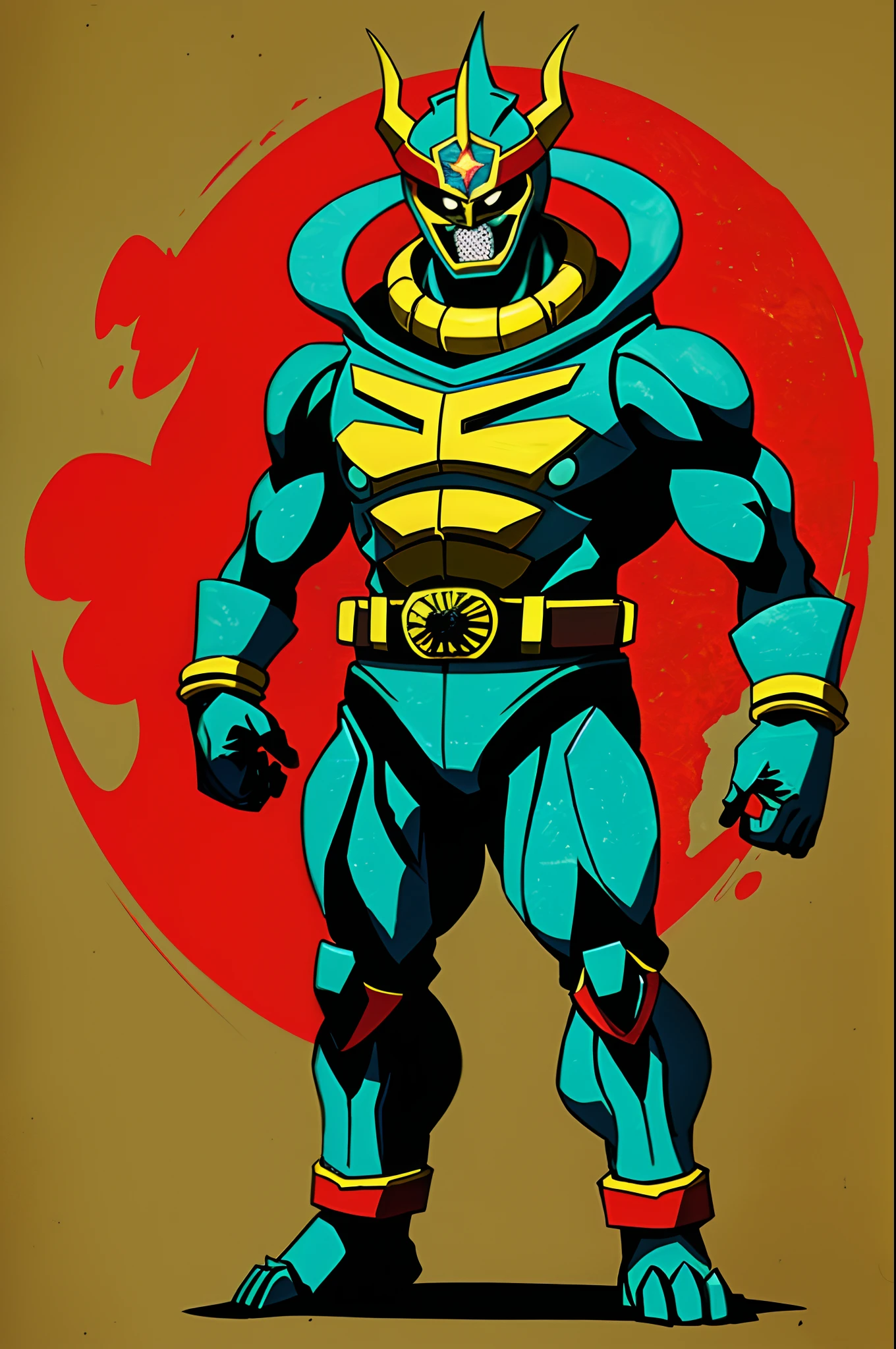 sentai ,monster, standing solo, weird, bizzare