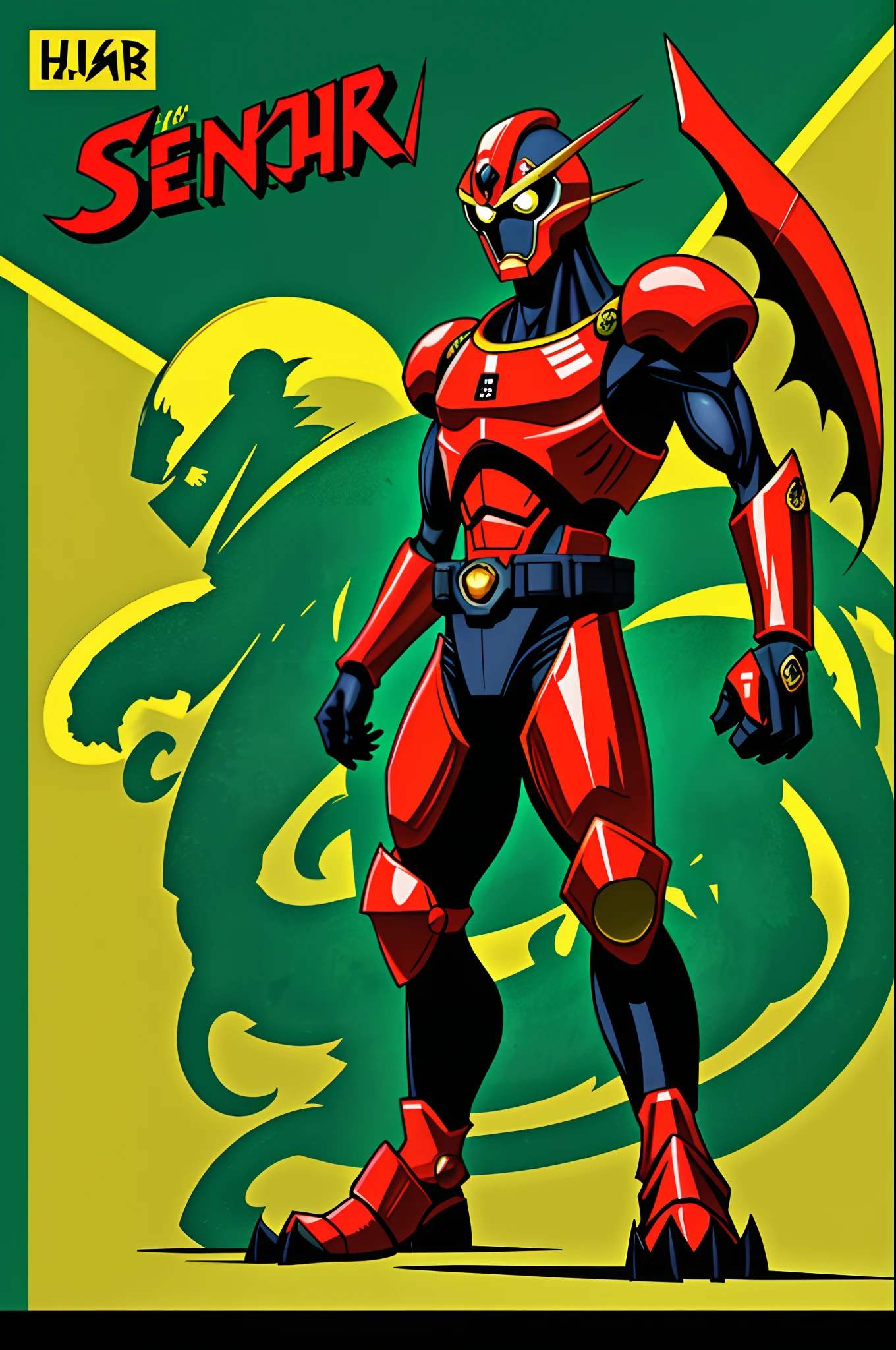 sentai ,monster, standing solo, weird, bizzare