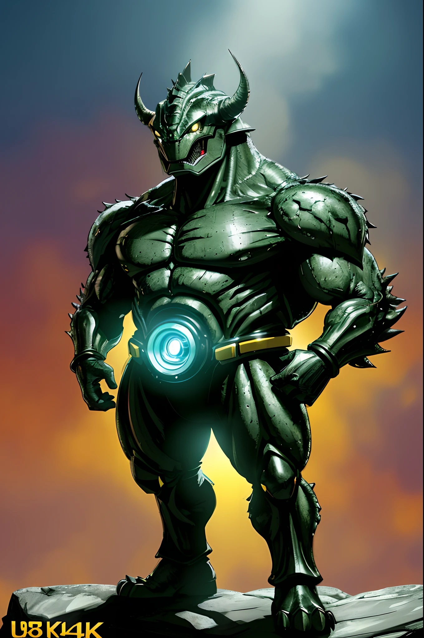 A sentai monster standing solo, with a weird, bizarre, and strange appearance. (best quality,4k,8k,highres,masterpiece:1.2),ultra-detailed,(realistic,photorealistic,photo-realistic:1.37), HDR, UHD, studio lighting, extreme detail description, professional, vivid colors, bokeh, illustrations, sci-fi, vibrant color tones, dramatic lighting.