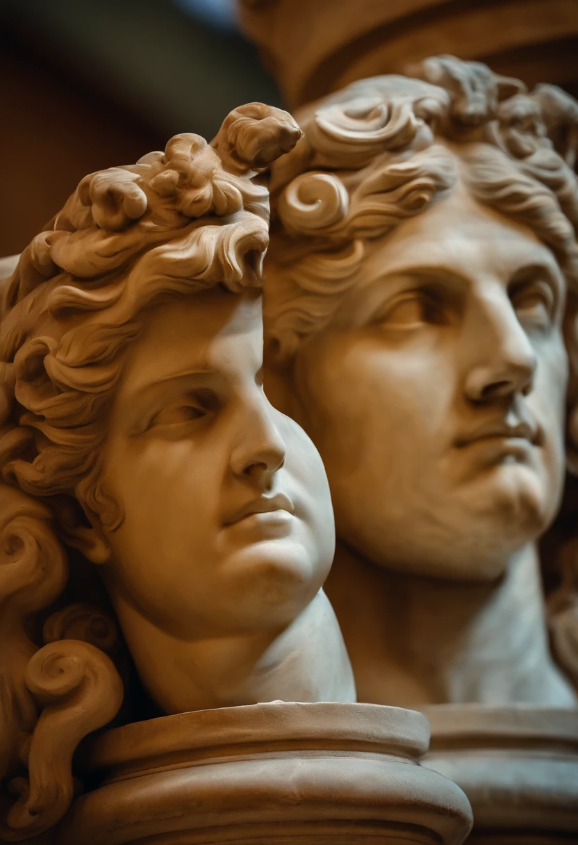 Stoic Greek statues