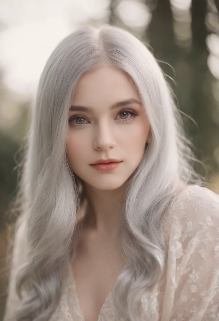 silber hair， loli