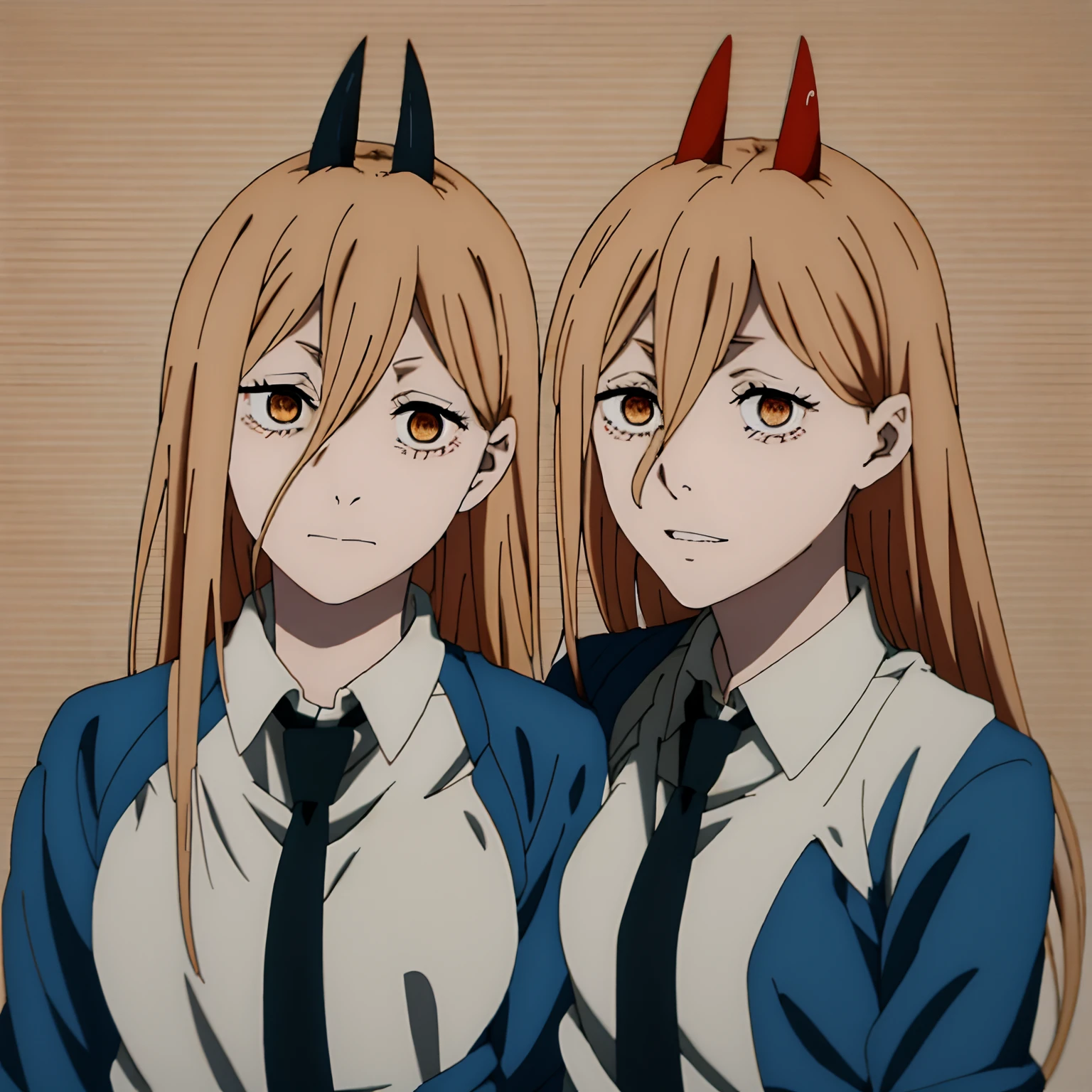 anime character with horns and a blue shirt and tie, shirobako, official studio anime still, official anime still, today's featured anime still, rin, anime visual of a cute girl, anime visual of a young woman, still from tv anime, anime portrait of shiina ringo, anime still, anime girl named lucy, anime still image, in the anime film