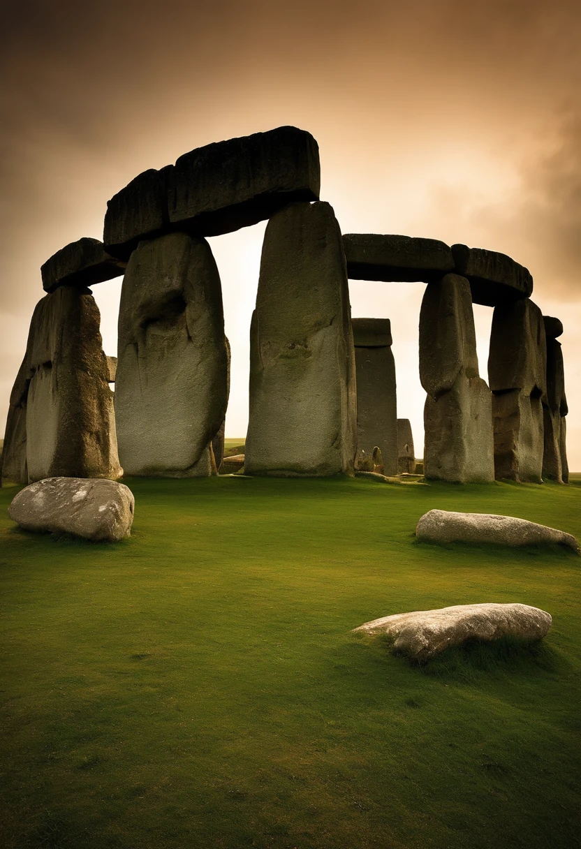 Lost photos of Stonehenge being erected around 3100 B.C.