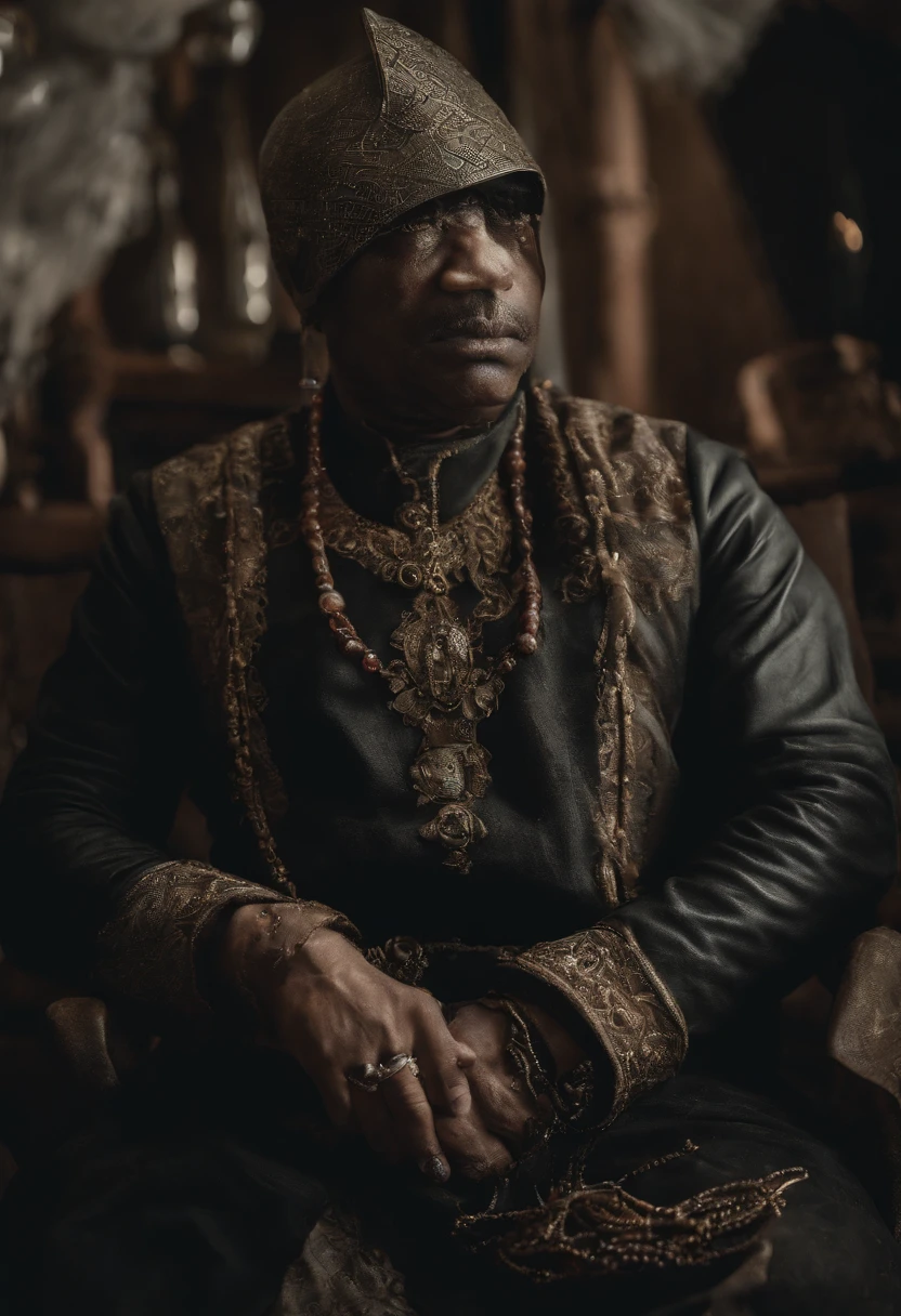 The Cenobites male all have horrific mutilations and/or body piercings, and wear fetishistic black leather clothing that often resembles butchery garments or religious vestments. The clothing also serves to support their piercings and tools.