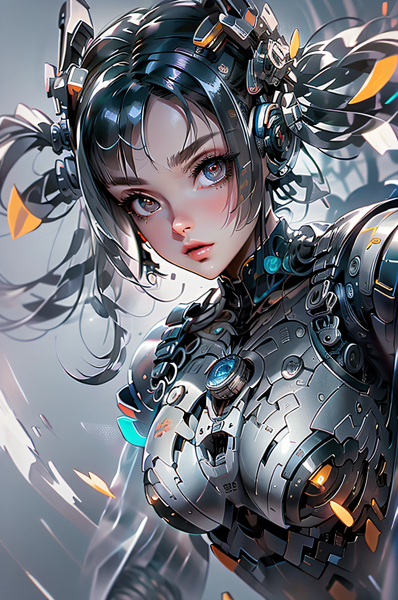 Alita corpo todo. em um terno futurista sentado em uma mesa, menina ciborgue bonito, menina bonita ciborgue, menina ciborgue, 3 d render arte do caractere 8 k, mulher ciborgue perfeita do anime, Anjo de batalha Alita, ciborgue - menina, menina em mecha cyber armor, Alita anjo de batalha, menina android perfeita, anjo de batalha, Jogo CG, perfect cyborg female
