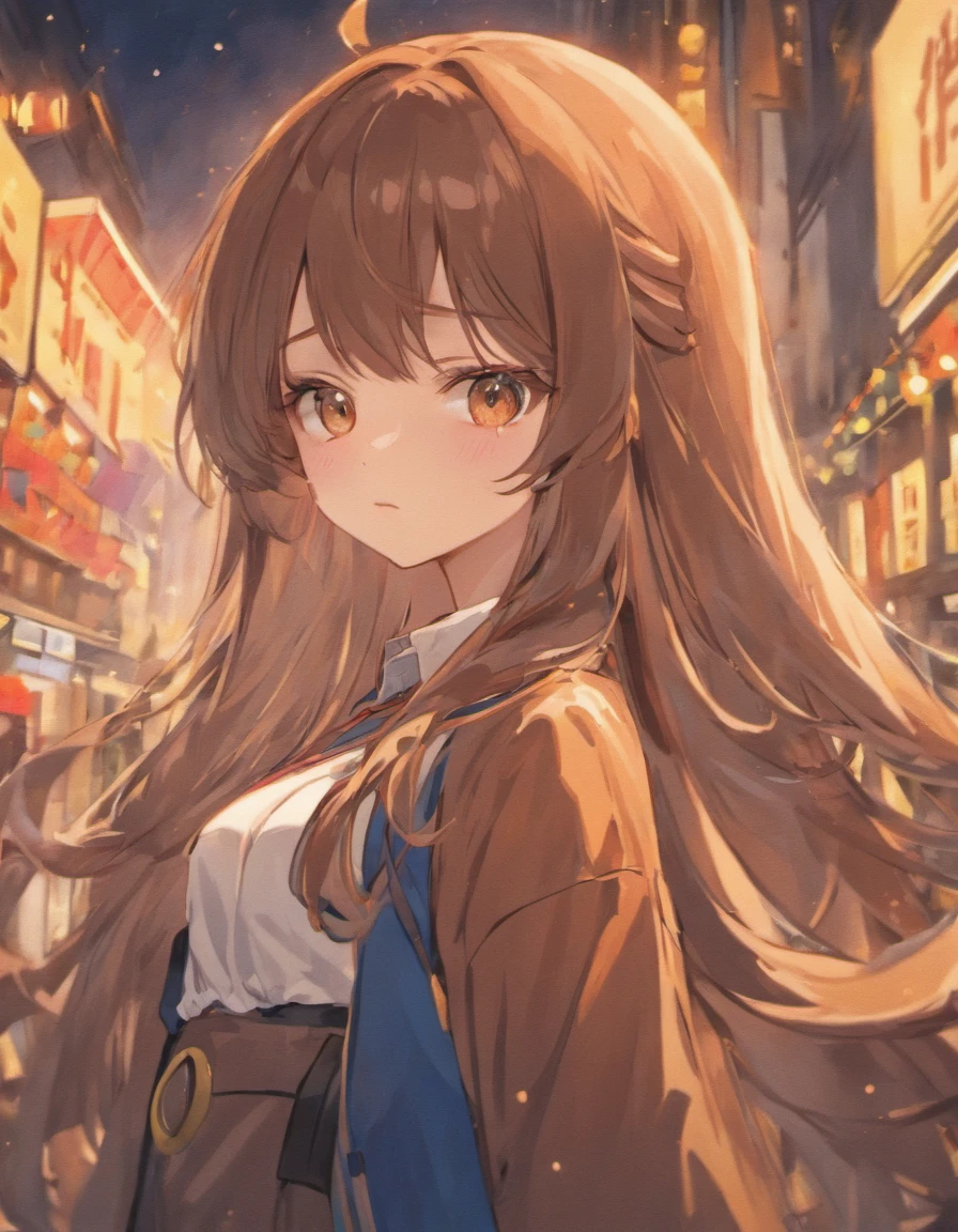 Birl, brown hair