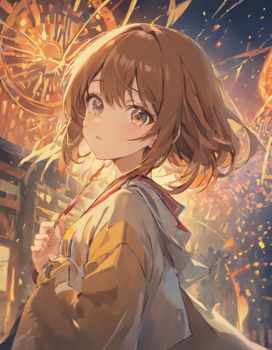 Birl, brown hair