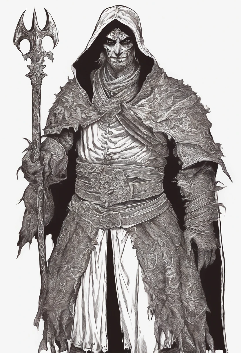 The Cenobites male all have horrific mutilations and/or body piercings, and wear fetishistic black leather clothing that often resembles butchery garments or religious vestments. The clothing also serves to support their piercings and tools.