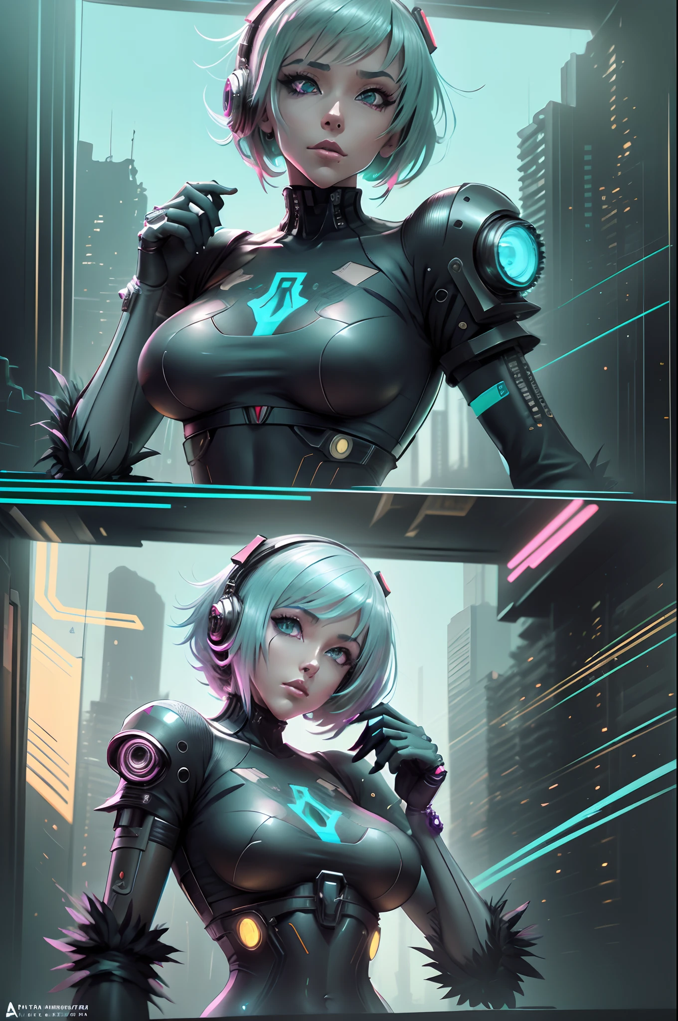 um close up de uma mulher com uma roupa futurista segurando uma espada, oppai cyberpunk, arte digital do anime cyberpunk, cyberpunk menina anime mech, menina de anime cyberpunk feminino, Cyberpunk 2 0 e. o modelo menina, arte cyberpunk anime, garota anime cyberpunk, cyberpunk digital - arte de anime, cyberpunk menina bonita, arte de anime cyberpunk, cyberpunk themed art, estilo de arte cyberpunk