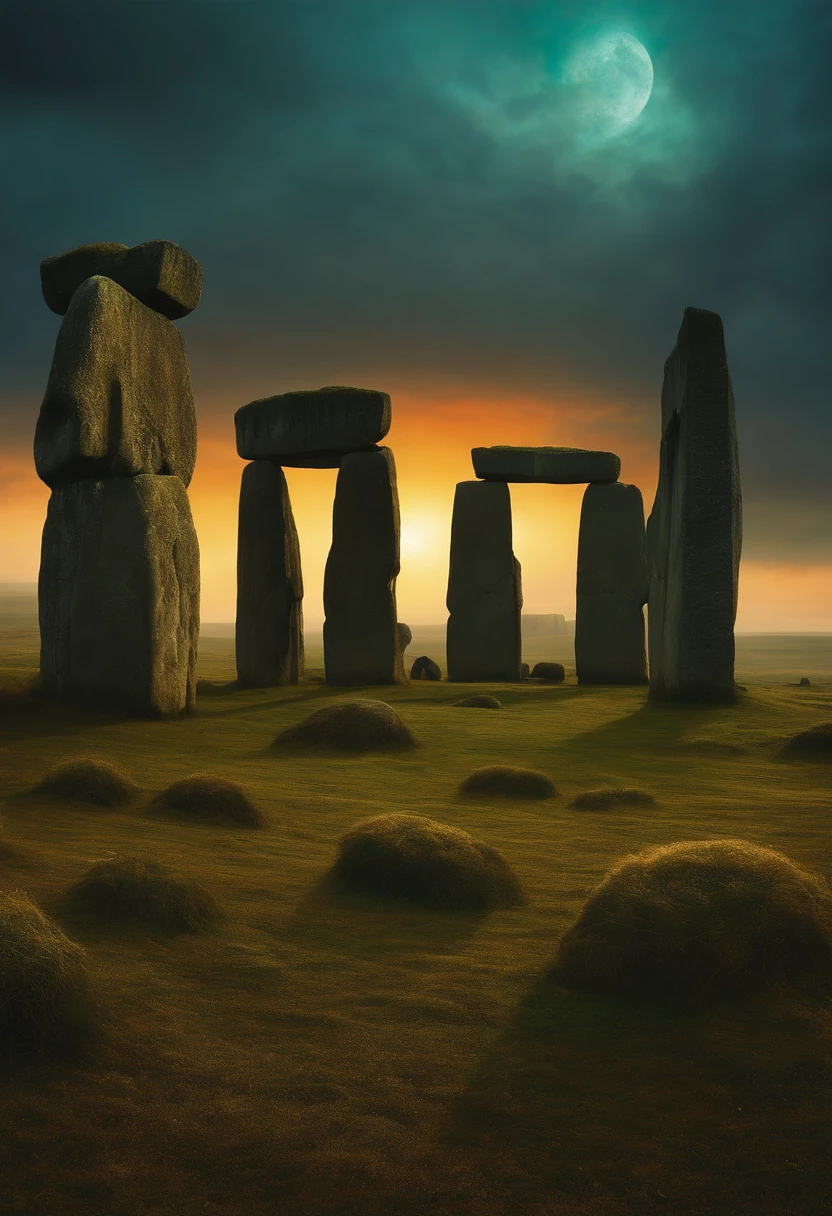 Stonehenge estilo Zdzislaw Beksiński