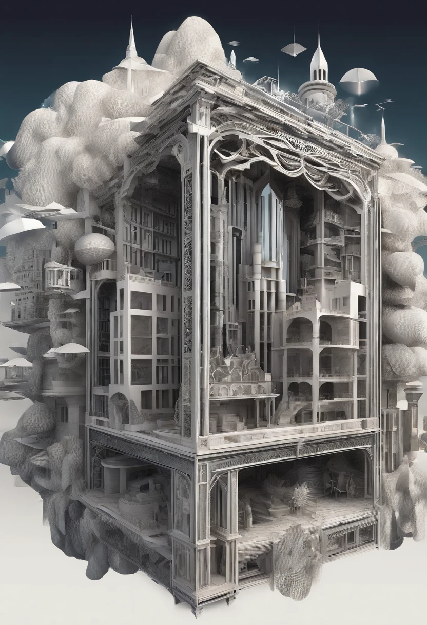 (best quality,4k,8k,highres,masterpiece:1.2),ultra-detailed,(realistic,photorealistic,photo-realistic:1.37),anachronistic architecture,impossible constructions,hypnotizing structures,interdimensional buildings,otherworldly cityscape,futuristic architecture,mysterious anomalies,non-Euclidean geometry,paradoxical design,intricate details,vivid colors,ethereal lighting,seamless blending of past and future,transcendent structures,immersing viewers in a surreal experience,city's narrative shapeshifting,abstract and surreal aesthetic,alluring visual composition,dimensions overlapping and merging,perplexing optical illusions,elevated sense of visual wonder,pulsating with energy and dynamism,gravity-defying forms,transcending the boundaries of reality,bewitching journey through time and space,mesmerizing and thought-provoking,blurring the line between dreams and reality,whispers of the past and whispers of the future,unraveling the mysteries of the fourth dimension,transformative and mind-bending artwork,provoking introspection and contemplation.