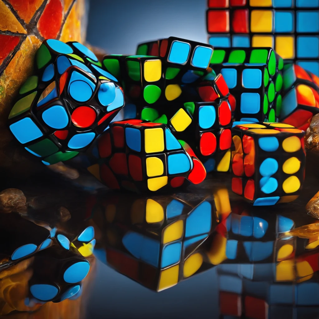 Fire and water rubik's cube —v 4 —ar 9:16 —q 5