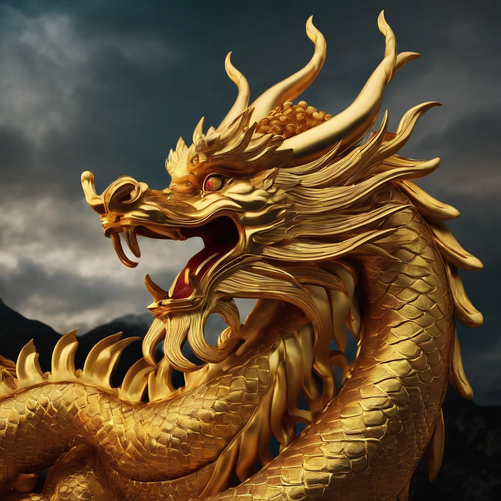there is a gold Dragon on a black background, Chinese Dragon engrave, golden Dragon, smooth Chinese Dragon, Chinese Dragon, Dragon design language, ancient Chinese ornate, majestic japanese Dragon, Dragon, Dragon art, Gold Detail Linework, a Dragon, Chinese, china silk 3d Dragon, golden Chinese text, lung Dragon, Chinese Dragons fighting, Chinese Dragon concept art