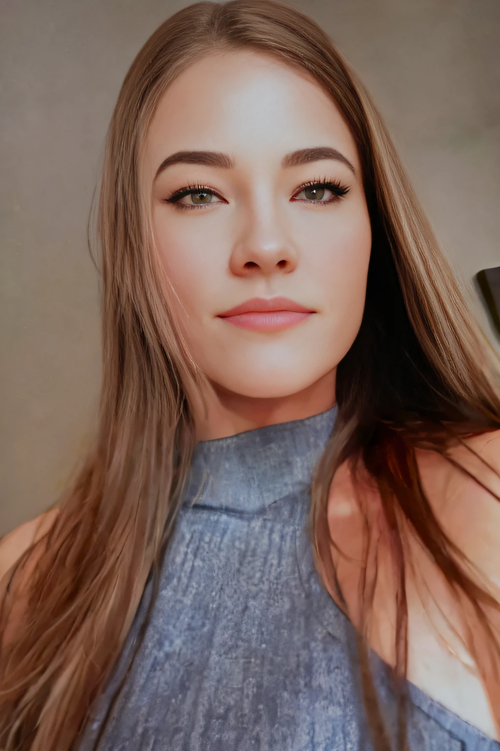 There is a woman with long hair and a blue top, 3 0 anos de idade mulher, Mulher de 30 anos, imagem de perfil, 3 8 - anos - idade, 3 2 - ano - idade, Mulheres de 40 anos, 3 6 anos, foto de perfil headshot, 38 anos, Ayahausca