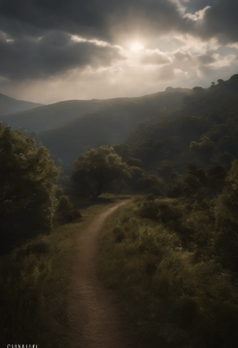 criatura gigantesca caminha em uma plataforma, neblina, nuvens, suspense, terror, assustador, medo, cinematic lighthing, lighting dramatic, octane render, unreal engine, photorealistic, hyper realism, highly detailed, High Quality, Intricately Detailed,Volumetric Lighting, Full Character, 4k, ,hd ,full HD, 8k, rtx, High Resolution, Detailed Shadows, incredibly detailed, perfect, dramatic scale