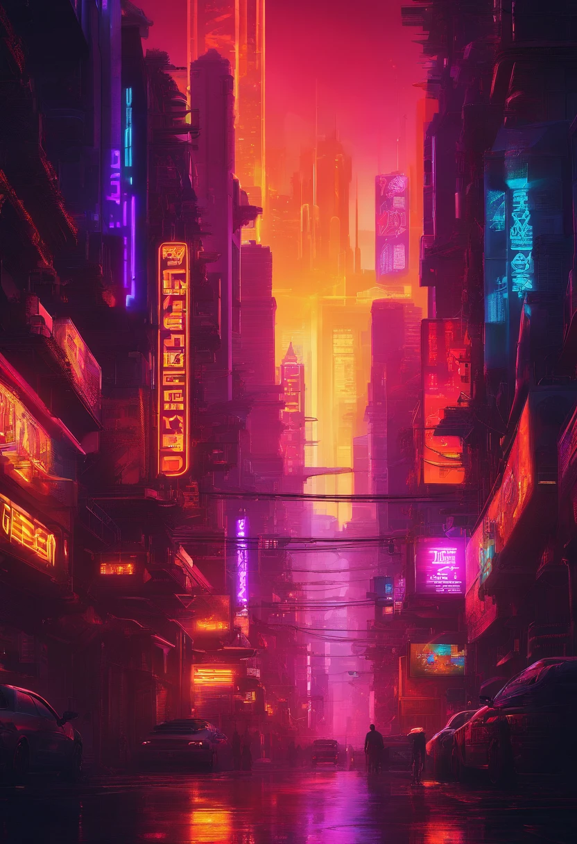 cyberpunk city
