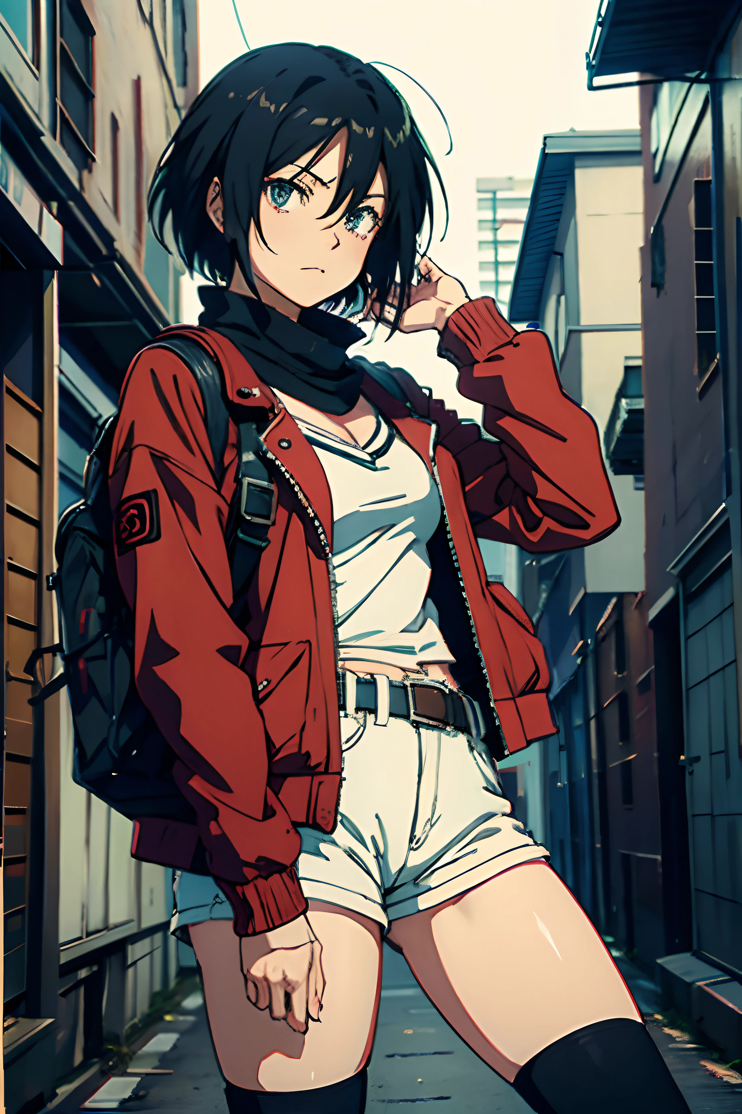 mikasa ackerman, 80s style