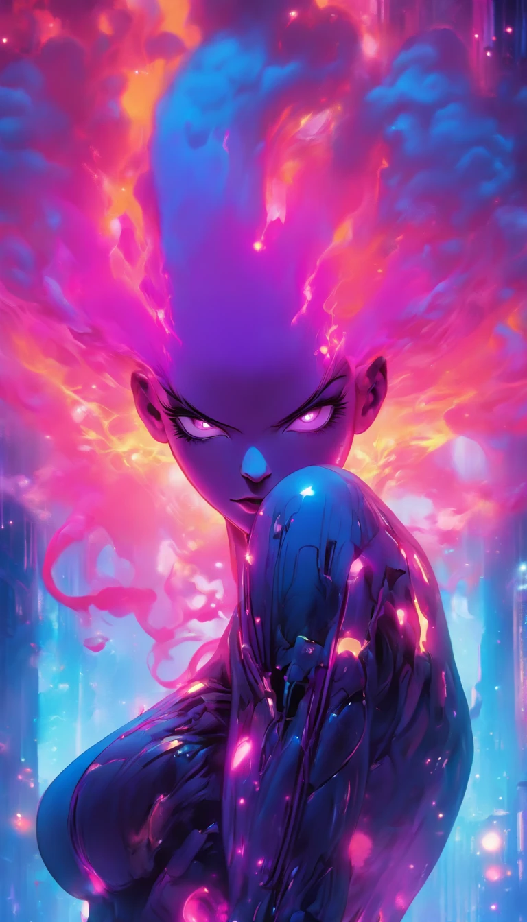 beautiful bald Cyborg Nebula from Marvel comics, ultra detailed artistic photography, midnight aura, night sky, dreamy, glowing, backlit, glamour, glimmer, shadows, oil on canvas, brush strokes, smooth, ultra high definition, 8k, unreal engine 5, ultra sharp focus, art by alberto seveso, artgerm, loish, sf, intricate artwork masterpiece, ominous, matte painting movie poster, golden ratio, trending on cgsociety, intricate, epic, trending on artstation, by artgerm, h. r. giger and beksinski, highly detailed, vibrant, production cinematic character render, ultra high quality model