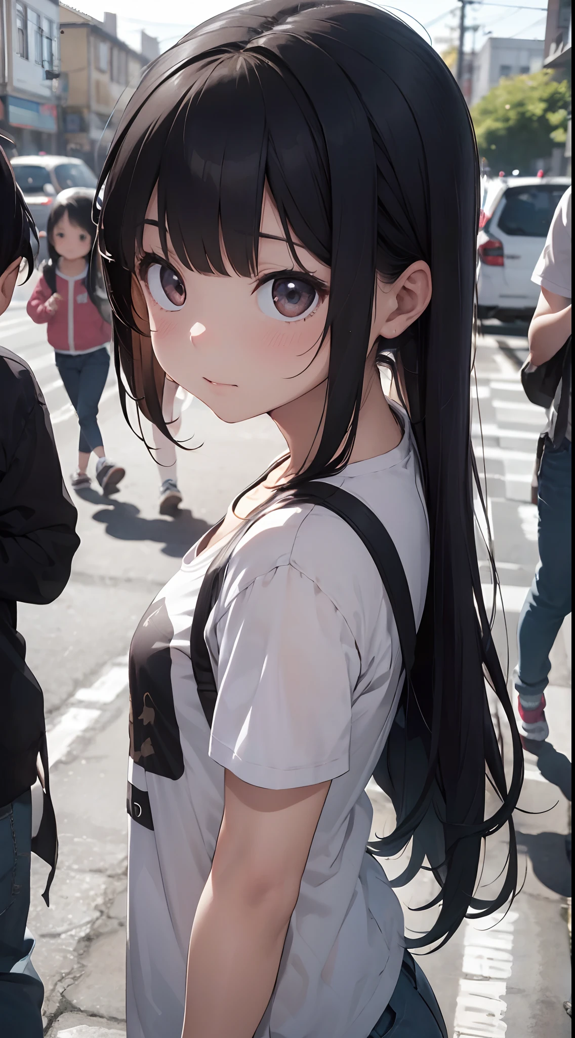 girl with、独奏、、small kitic、Exaggerate innocent gestures、barechested、Blur the background、The best angle to make the most of cuteness