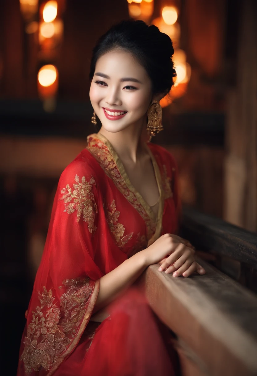 Asian beauty,Natural smile、Young woman、hand job