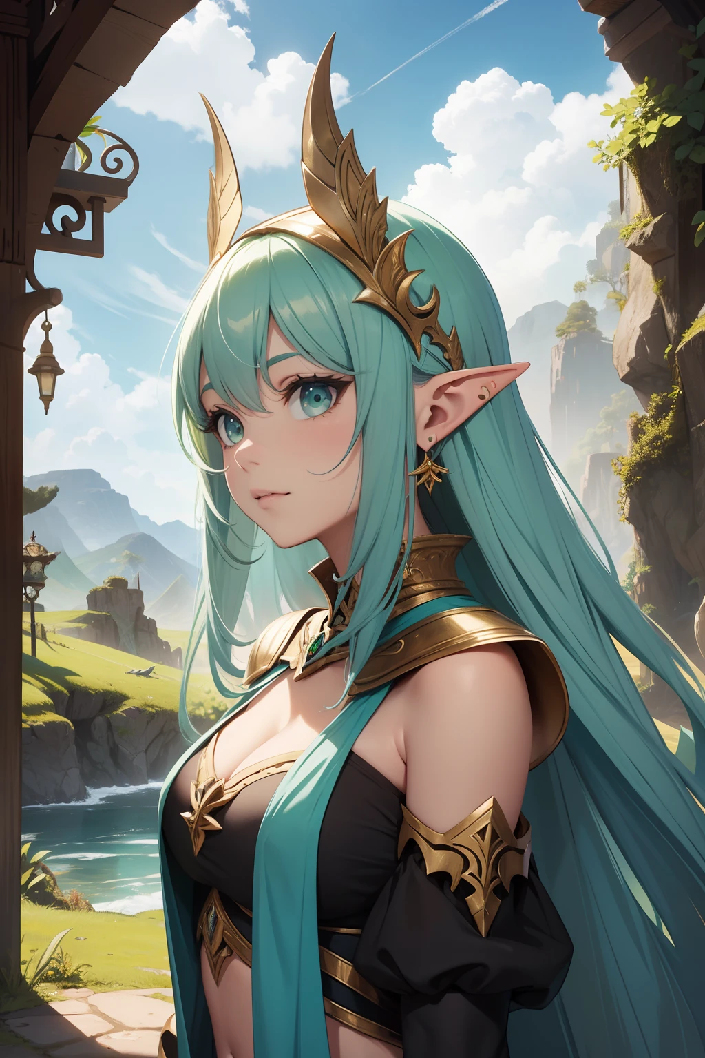 Octane Render、(Hyper-detailing: 1.15)、(Soft light、sharp: 1.2)、Cute Fantasy Princess、Sword Practice、I have a dragon、 stunning cgsociety, ((Cute Fantasy Princess)), intricate wlop, digital fantasy art ), Fantasyart, karol bak uhd, Fantasy Art Style, detailed fantasy digital art, 8k high quality detailed art