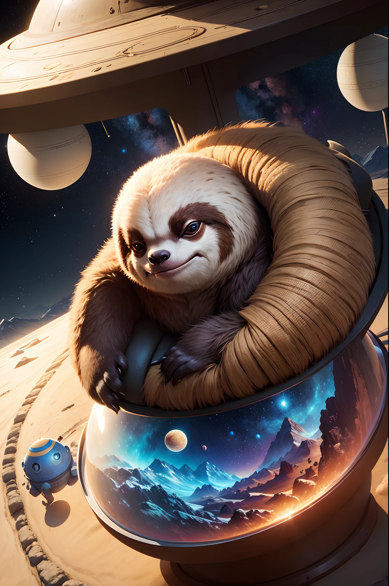 solar system, intergalactic, mountain planet, ice age, mammoth, sid the motha fuckin sloth