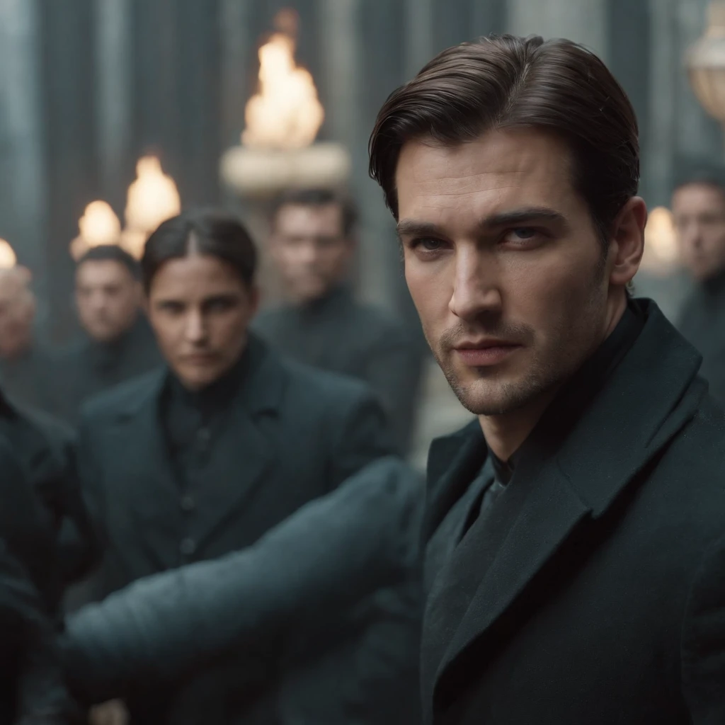 homens estilo matrix lutando