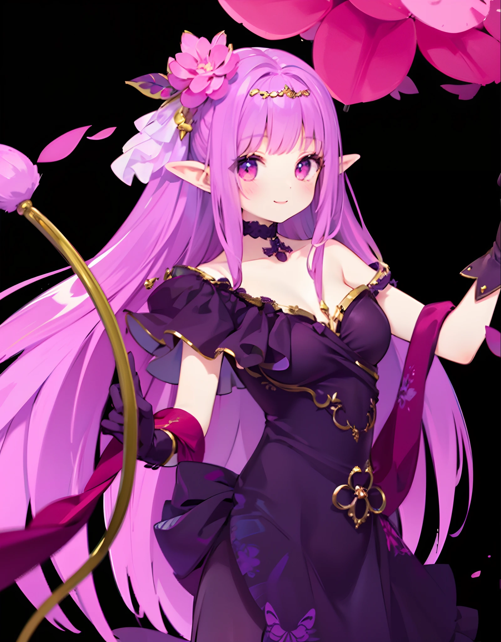 ((tmasterpiece:1.4,best qualtiy))+,(hyper-detailing)+,(Ultra-detailed eyes)+,(Ultra-detailed hair)+,Lilac red eyes,Girl with a smile
