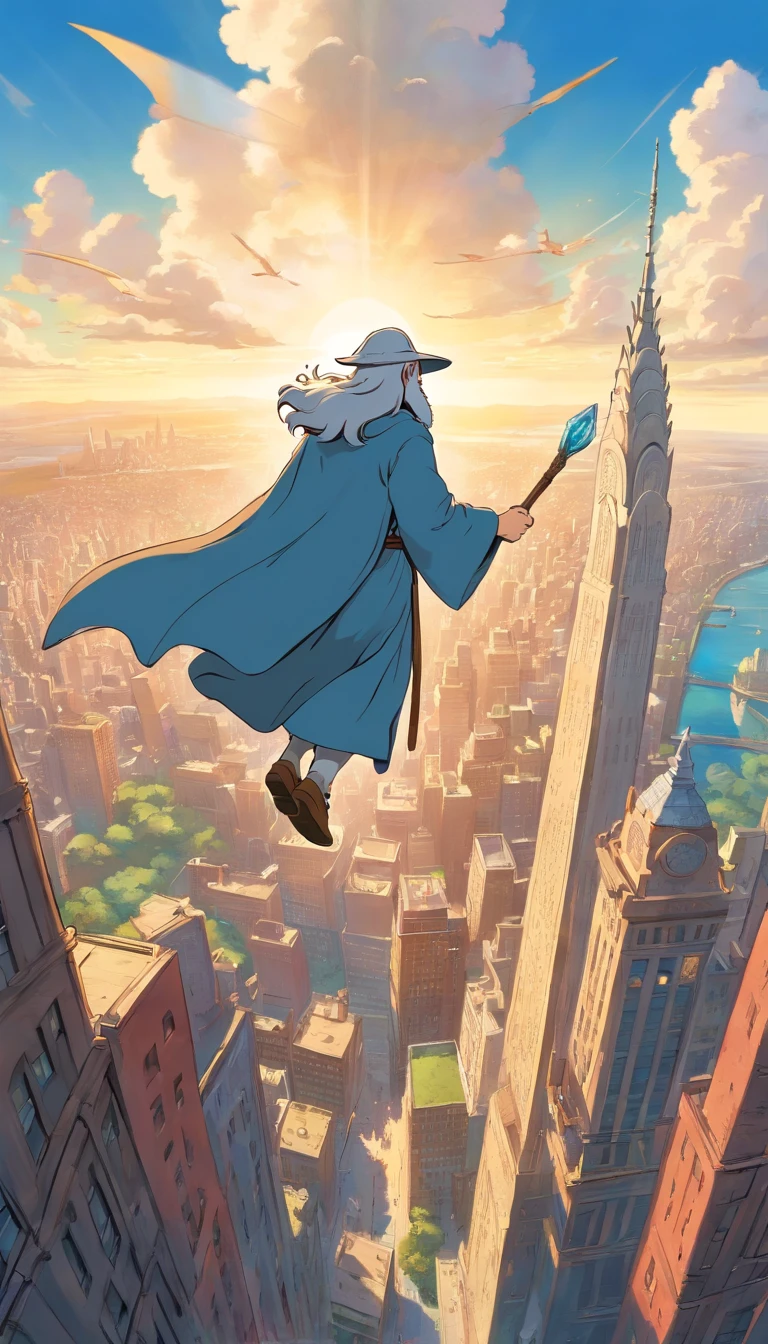Capture the awe-inspiring moment as
Gandalf, the wise and powerful wizard,
soars through the skies above New York
City on the back of majestic giant eagles.
In this midjourney illustration, you have
the opportunity to depict the
convergence of fantasy and reality,
blending the magical realm of Middle-
earth with the iconic urban landscape of
New York. Let your imagination take
flight as you bring this breathtaking
scene to life.