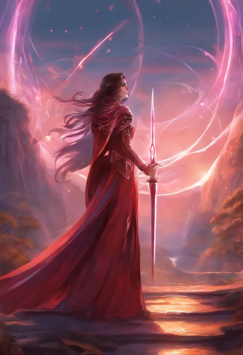 Anime meticulosamente detalhado Female Sith ,Pixar 3D Fotografia de estilo de arte , vestindo um manto e segurando um sabre de luz vermelho em postura de luta . fundo do planeta, octan render
