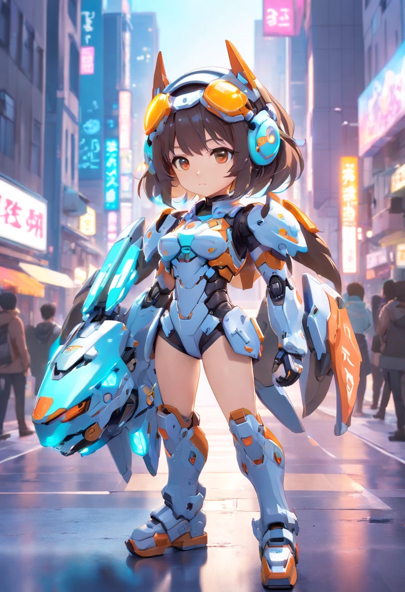 Carrying a dog in a group in the middle of the city、hight resolution、4K、8K images、Hold your head and worry,regrettable,Pop Mart Blind Box IP、100Close up portrait of cute knight doll of a person、Young One Angel Style、Wear longer, Dress fluently、Lop style、Poseline doll、Little people々々々々々々々々々々々々々々々々々々々々。Little people々々々々々々々々々々々々々々々々々々々々、unreal enginee 5、Light 3D/C4D production: 8K HD quality/illuminating/Ultra-fine lens description 1.5、flawless、Chibi Background/Cinematic。Meow Cyborg, (blind box toy style:1.2), (Full body shot) , 1 transparent girl,Transparent Mecha, Exquisite helmet:1.2, Phosphorescent goggles:1.2, Cyberpunk, Dreamy glow, bright neon lights, clean, White background, ( Global Illumination, Ray traching, nffsw, Unreal Render,Reasonable design, high detal, masutepiece, Best Quality, hyper HD, Cinematic lighting)
