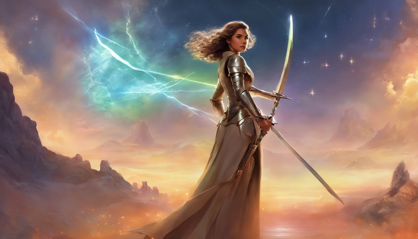 Imagem da mulher segurando um sabre de luz de Guerra nas Estrelas, rei, Guerra nas Estrelas, Personagem feminina solo, visual do filme star wars, curly hair, Cartaz de Guerra nas Estrelas, In a Star Wars sequel, Poster character, com espada de sabre de luz, Jedi Feminino, Personagem de Guerra nas Estrelas