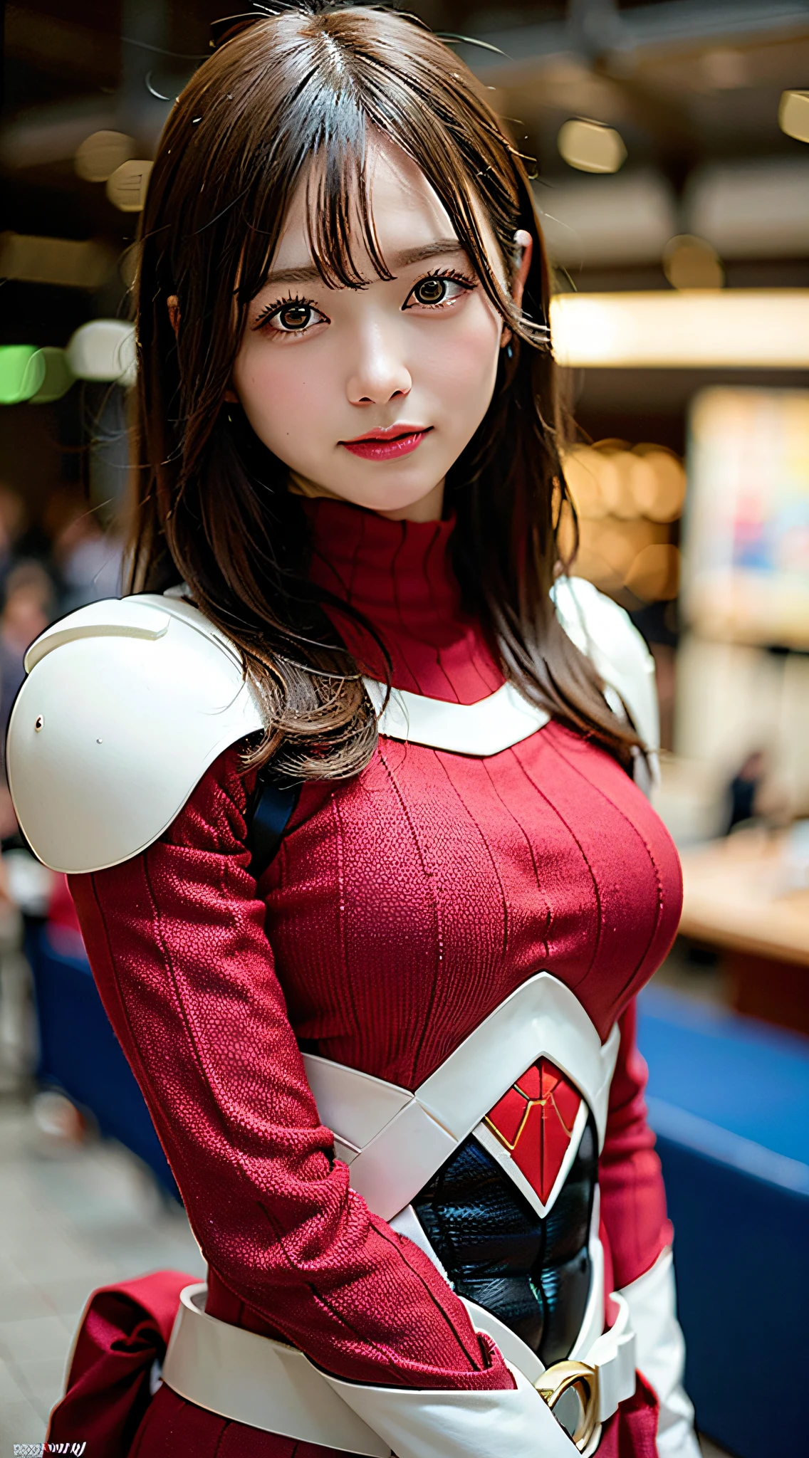 tokusatsu, Superhero,tokusatu, (8K, Raw photo:1.2)Detailed face and eyes,Best Quality, 超A high resolution, Highly detailed ,intricate detailes ,masutepiece ,Cute Girl , Soft cinematic light, Hyper-detailing,Sharp Focus, High quality