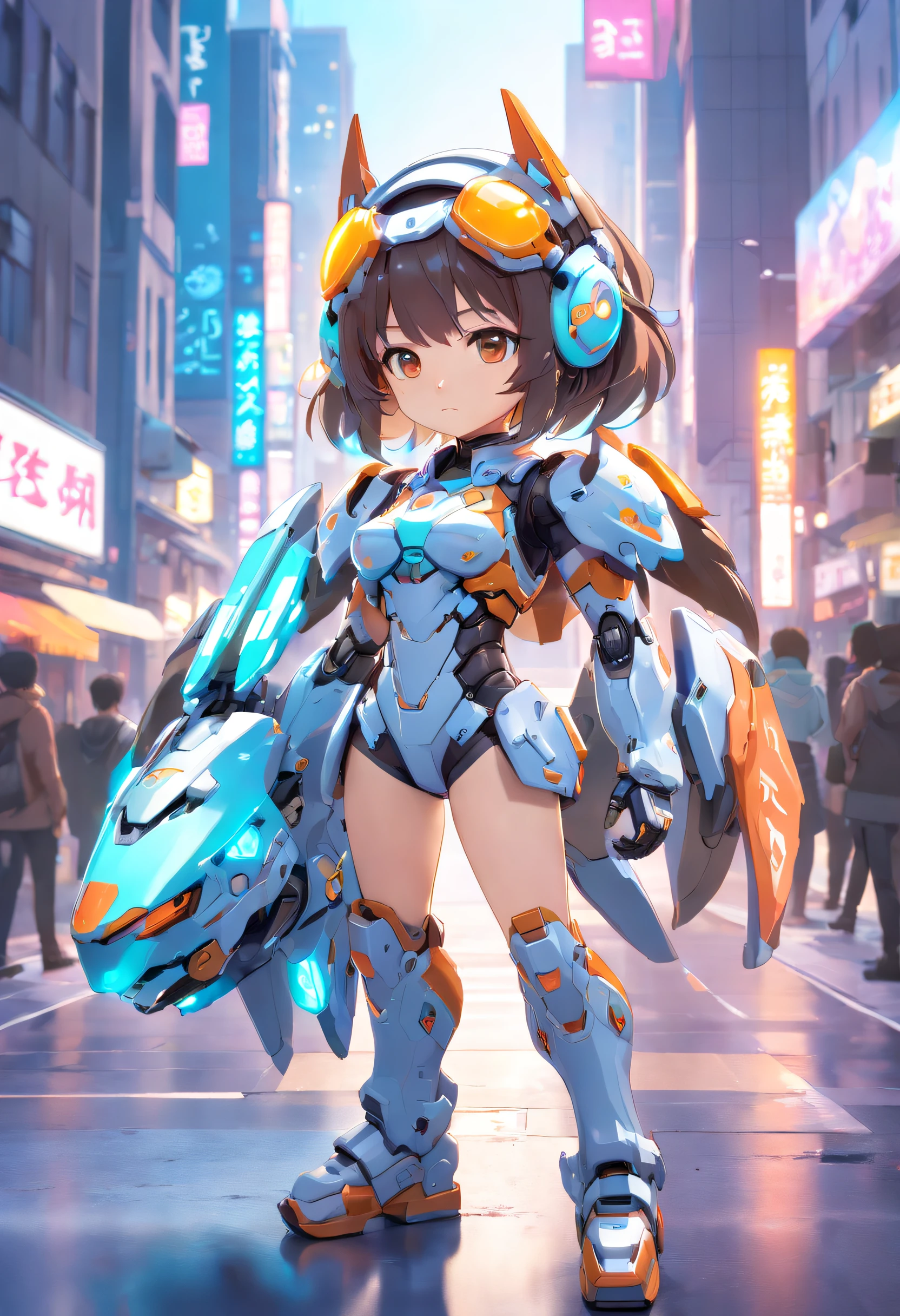 Carrying a dog in a group in the middle of the city、hight resolution、4K、8K images、Hold your head and worry,regrettable,Pop Mart Blind Box IP、100Close up portrait of cute knight doll of a person、Young One Angel Style、Wear longer, Dress fluently、Lop style、Poseline doll、Little people々々々々々々々々々々々々々々々々々々々々。Little people々々々々々々々々々々々々々々々々々々々々、unreal enginee 5、Light 3D/C4D production: 8K HD quality/illuminating/Ultra-fine lens description 1.5、flawless、Chibi Background/Cinematic。Meow Cyborg, (blind box toy style:1.2), (Full body shot) , 1 transparent girl,Transparent Mecha, Exquisite helmet:1.2, Phosphorescent goggles:1.2, Cyberpunk, Dreamy glow, bright neon lights, clean, White background, ( Global Illumination, Ray traching, nffsw, Unreal Render,Reasonable design, high detal, masutepiece, Best Quality, hyper HD, Cinematic lighting)