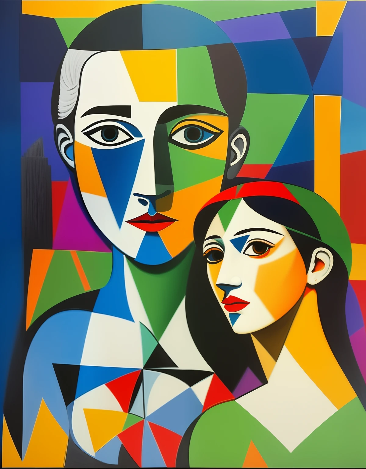 pintura de uma mulher escrevendo uma carta em um jardim, pintura de Pablo Picasso, estilo de picasso, Directed by: Pablo Picasso, por Picasso, Obra-prima de Picasso, Picasso cubista, estilo picasso, similar aesthetics to picasso, inspirado em Pablo Picasso, ao ar livre, uma pintura cubista, Pablo Picasso e Mark Brooks, arte moderna, Kiki Picasso Estilo, Pablo Picasso. arte do grafite