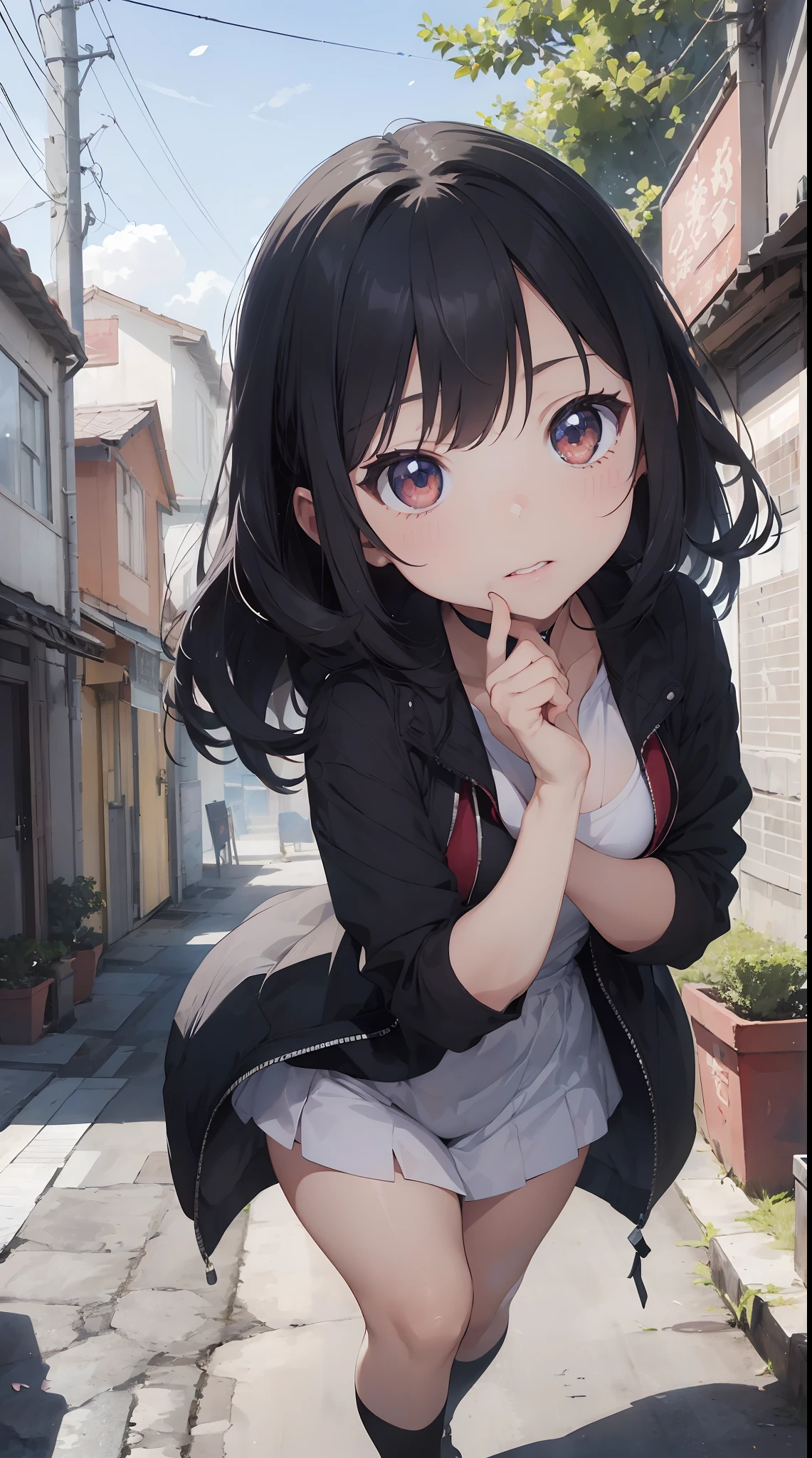 (mystical:1.4), Cosmos Field、(cosmos:1.5) (1girl in, Solo:1.4), Cute, (Chibi:1.6),Detailed small breasts, Raise your left hand、Rising Sun rains down on her left hand in a fantastic scene、A fantastic pre-beat where strong winds materialize all over the area and cosmos petals soar、Visual effects that make her spot beautiful、 ((Writing line transparency Highest quality Best work Concept art.))、Beautiful illustration, pastel color, Illustration style, Realistic skin feeling, Realistic materials、watercolor paiting, A background with detail, three-dimensionality and depth