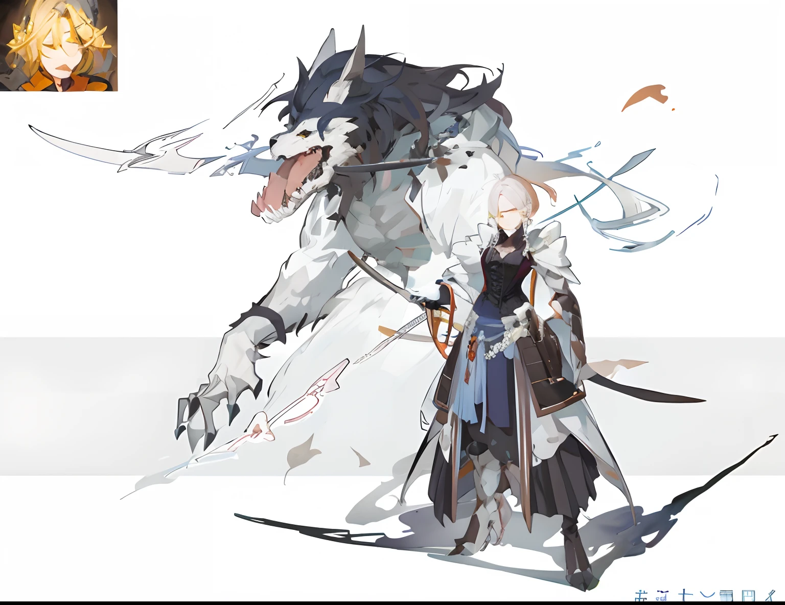 werecreature,Exquisite clothes,delicated face