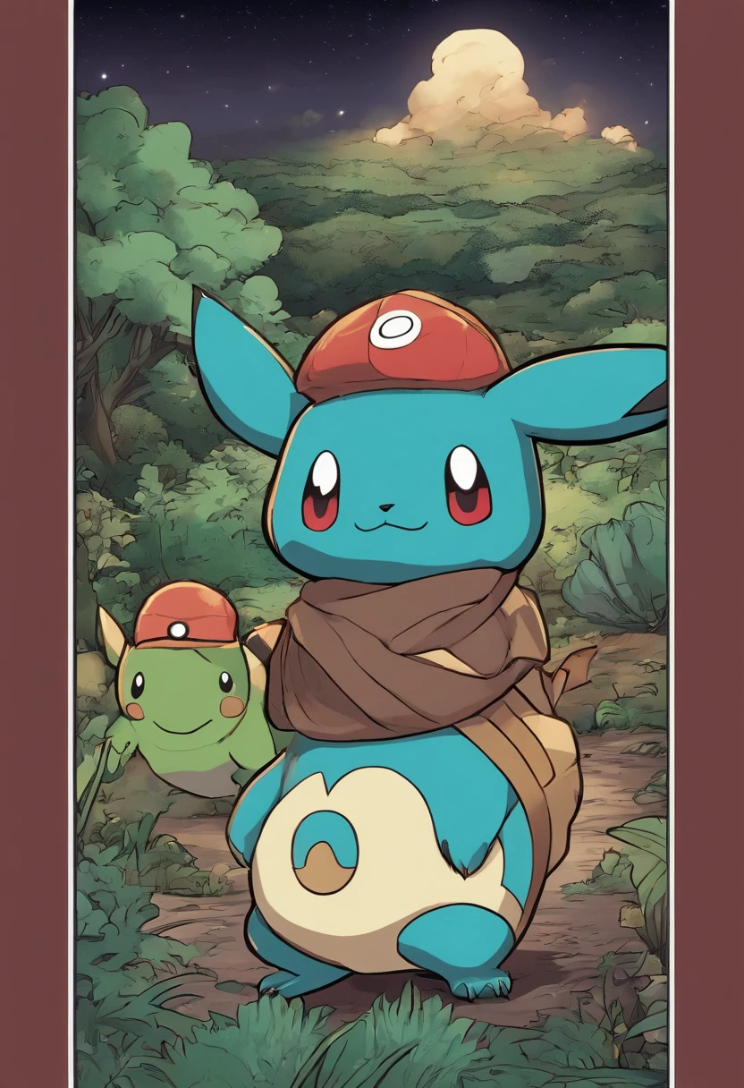 Pokemon。Bulbasau comic book style