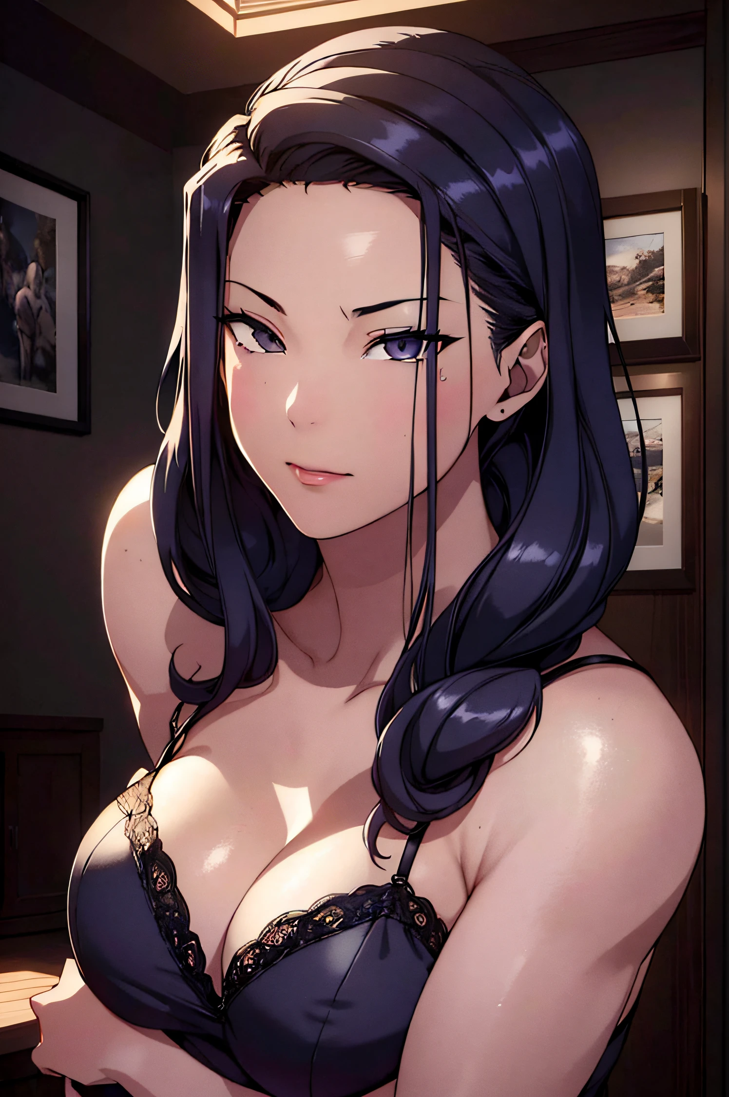 A woman wearing lingerie, sleeveless, long hair, dynamic pose, 3d, (8k), detailed texture,(hyperdetailed), (photo realistic), cinematic light, cinematic action, highly detailed, realistic, Isometric, full body, in frame, driven expression, dark theme, (extremely detailed eyes), detailed symmetric realistic face, extremely detailed natural texture, masterpiece, extremely detailed, amazing, fine detail, rich colors, hyper realistic lifelike texture, dramatic lighting, unreal engine, trending on art station, photo realistic, RAW photo, high quality, high res, sharp focus, extremely detailed, cinematic lighting, 8k, high definition, cinematic, neoprene, unreal engine 5, ultra sharp focus