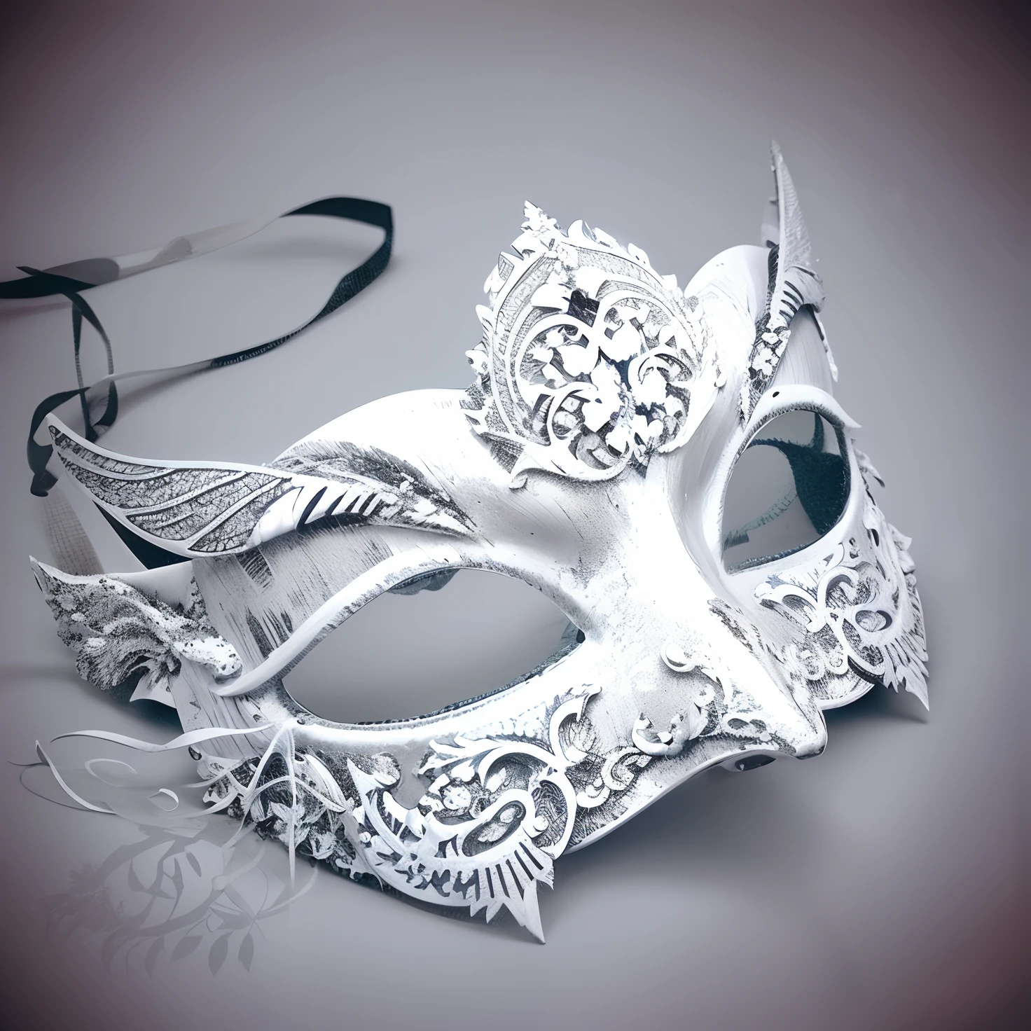 white mask, arabescos dourados, detalhes em dourado, white mask, white color mask.