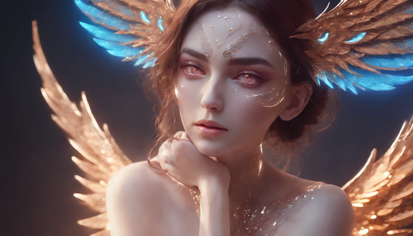 cinematic photo Full from, concept art, aggressive,(by Apterus, Agostino Arrivabene, John Berkey:1.3), (a topless blonde woman a naked fallen Angel), 8k, octane render masterpiece, masterpiece scale, beautiful depth of field, ultra wide field, ultra detailed CG perspective, ultra dynamic lighting amazing shadows, dramatic lighting, 4k, highly detailed (vagina Showing), cinematic photorealistic, 8k, uhd, natural lighting, raw, rich, intricate details, key visual, atmospheric lighting,