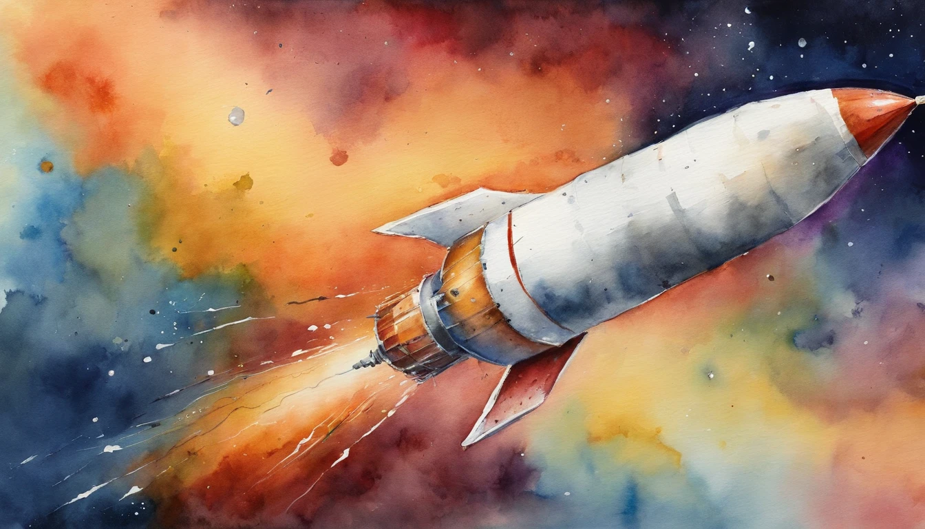 A rocket coming towards Earth