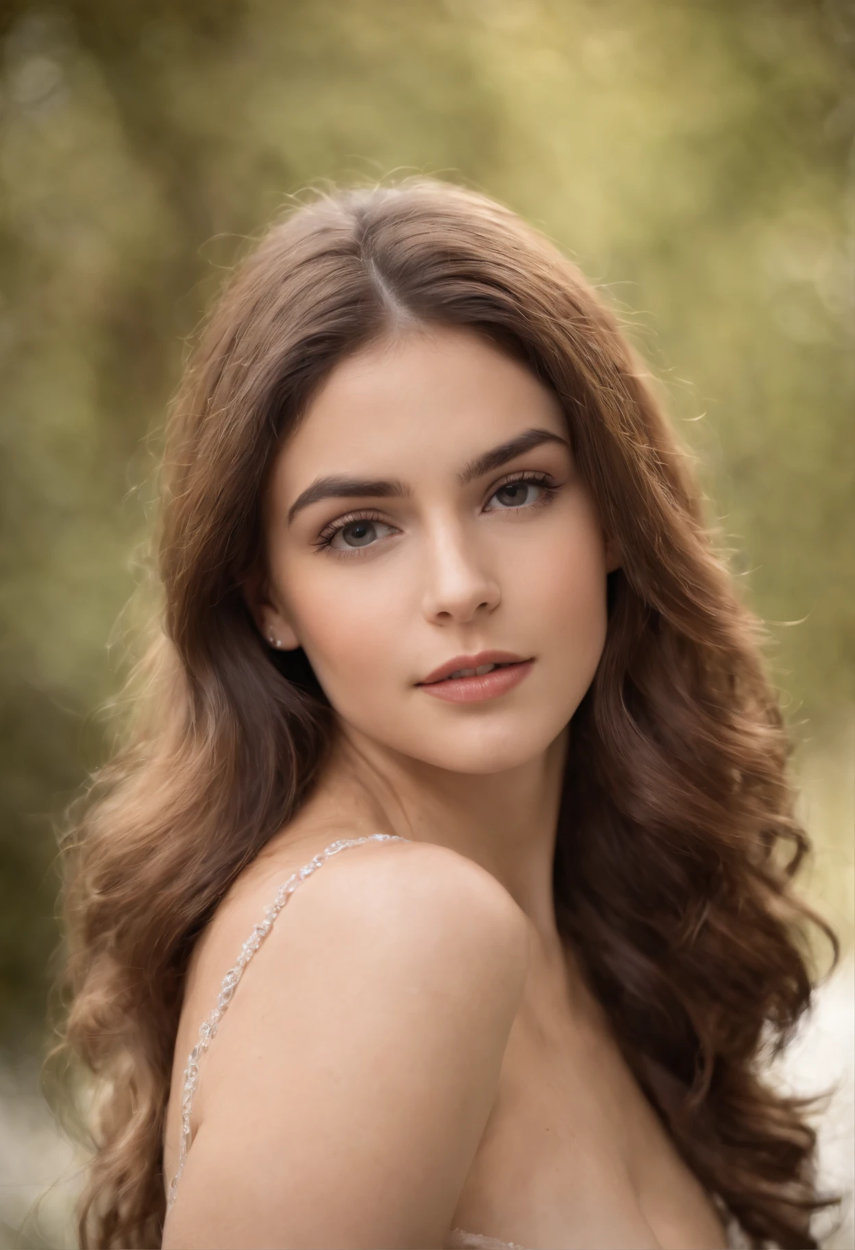 there is a woman in a white bra top and panties sitting on a window sill, soft pale white skin, smooth translucent white skin, (20 years old, Spanish), translucent white skin, white bra, with pale skin, ivory pale skin, in white clothes, white lace, pale fair skin, pale fair skin!!, wearing white bra, long hair, emo hair, flirty smile to the viewer, head resembles to Penélope Cruz:0.4, head resembles to Taylor Swift:0.3, natural breasts, flat chest:0.5
