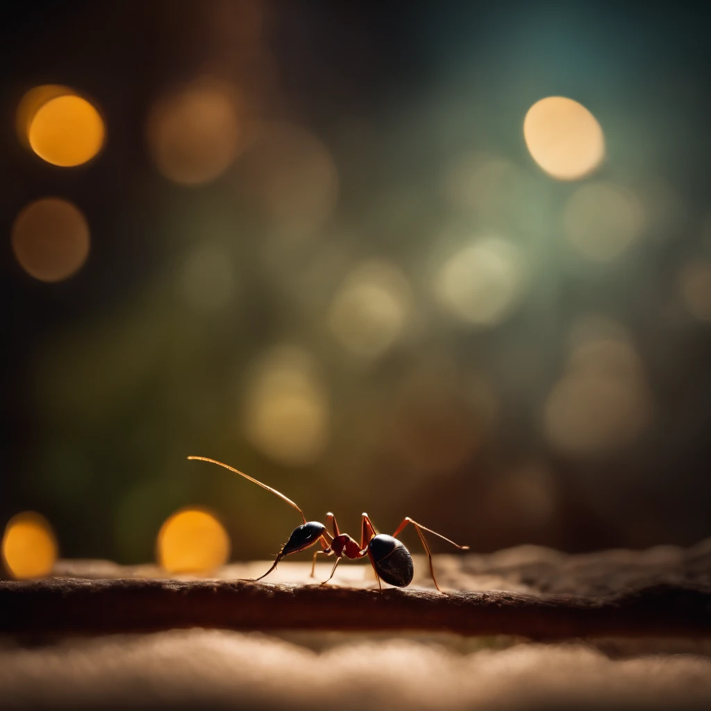 an ant in Christmas