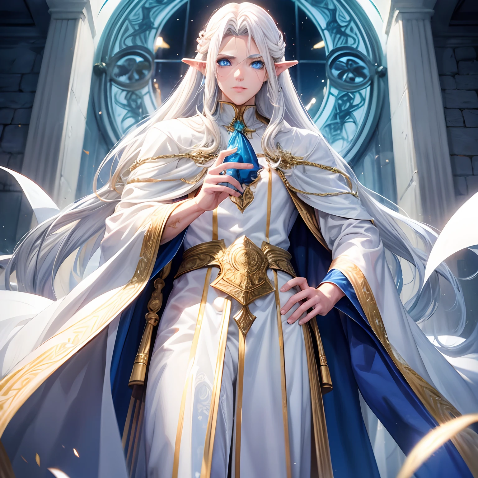Glowing Blue Eyes
